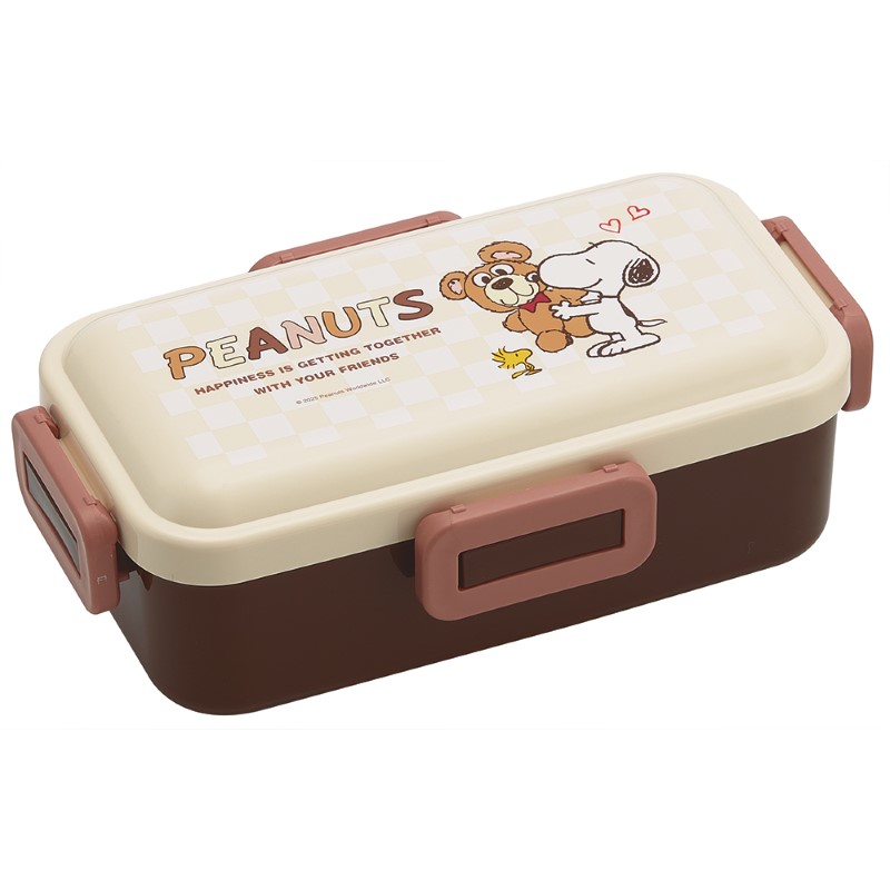 PEANUTS 食洗機対応 ふわっと弁当箱 SNOOPY and BEAR